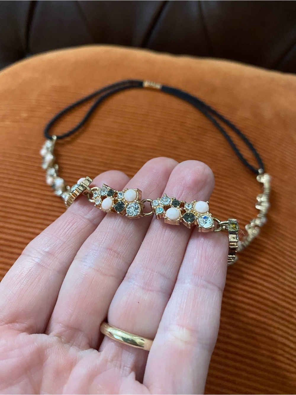 Decorative Stretch Headband Beads/Rhinestones